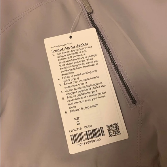 NWT Lululemon Swept Along Jacket - Picture 5 of 5